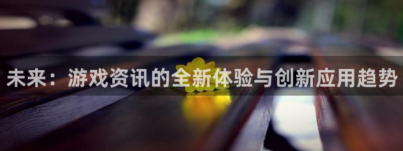 赢咖娱乐的意思：未来：游戏资讯的全新体验与创新应用趋势