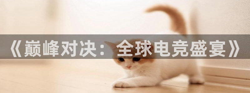 赢咖娱乐平台官网入口：《巅峰对决：全球电竞盛宴》